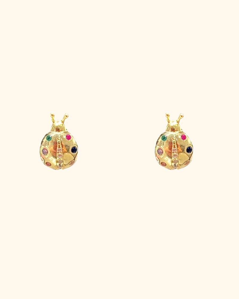 Ladybug Stud Earring
