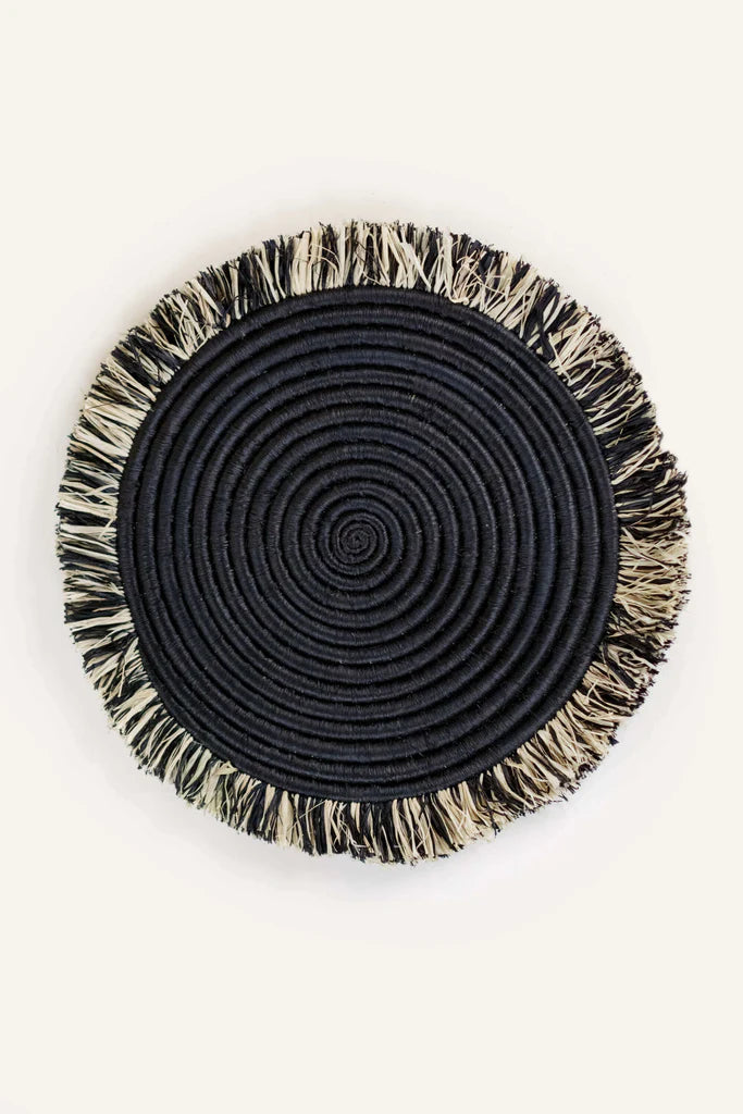 Raffia fringe best sale