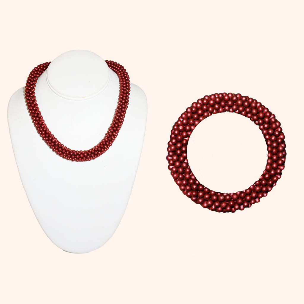 Burgundy Bond Set