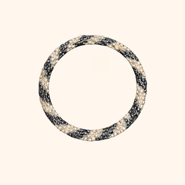 Gunmetal and Silver Prosperity Bracelet