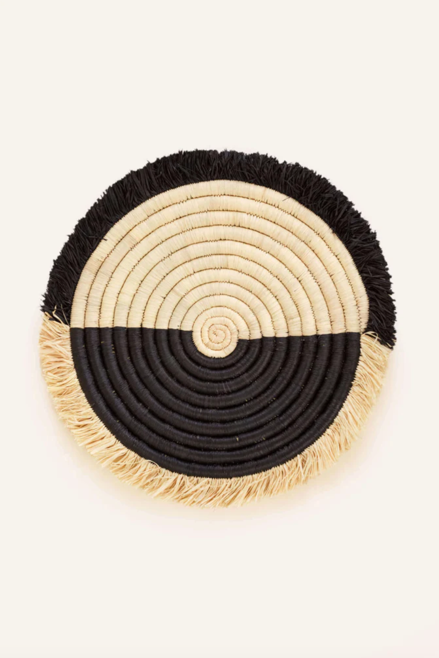 Two Tone Split Fringe Placemat