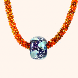 Orange Aspire Necklace