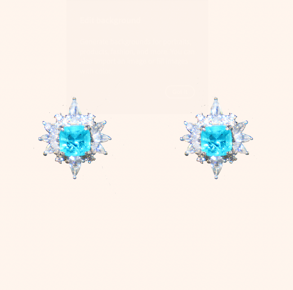 Aqua Twinkle Earrings
