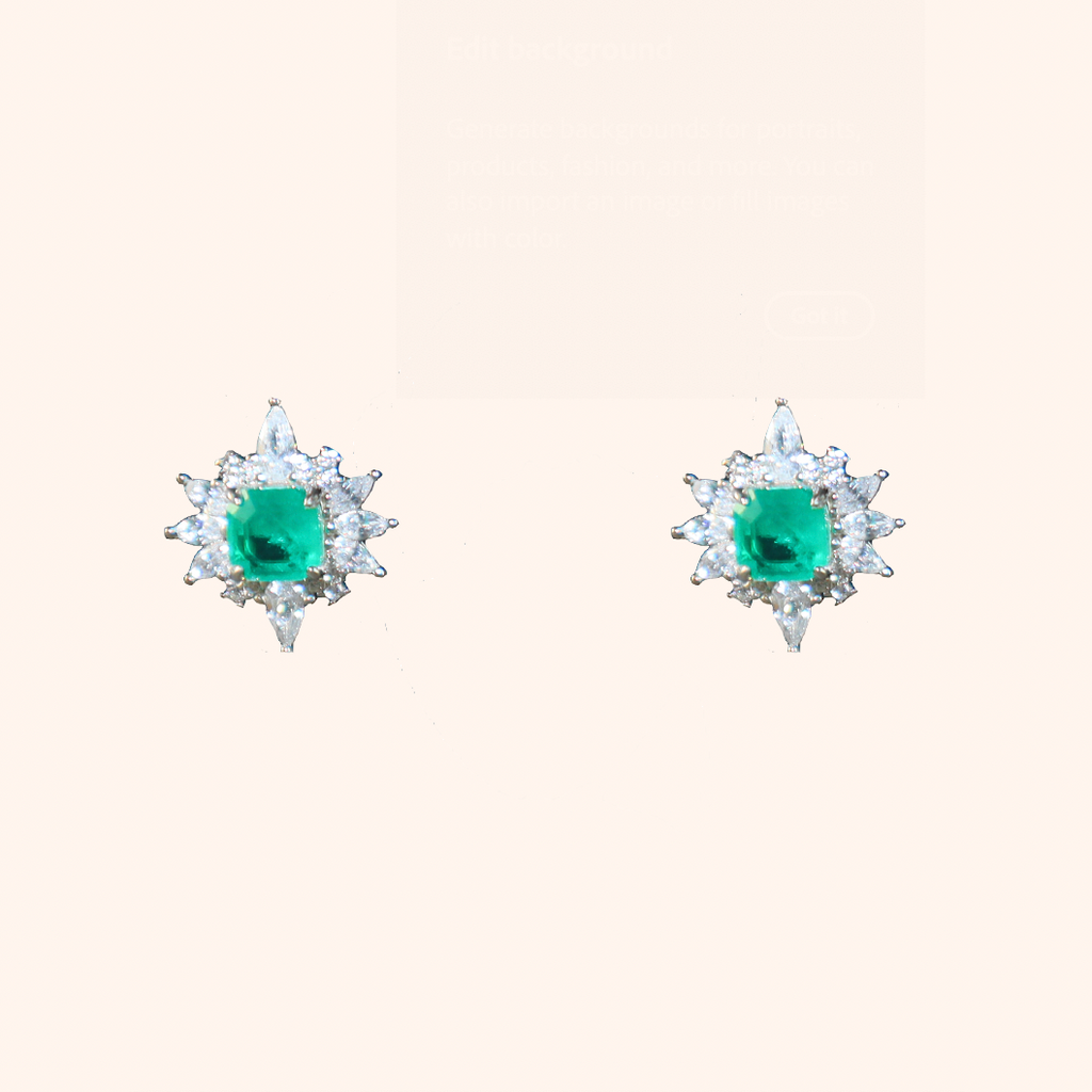 Emerald Twinkle Earrings