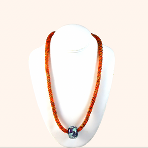 Orange Aspire Necklace