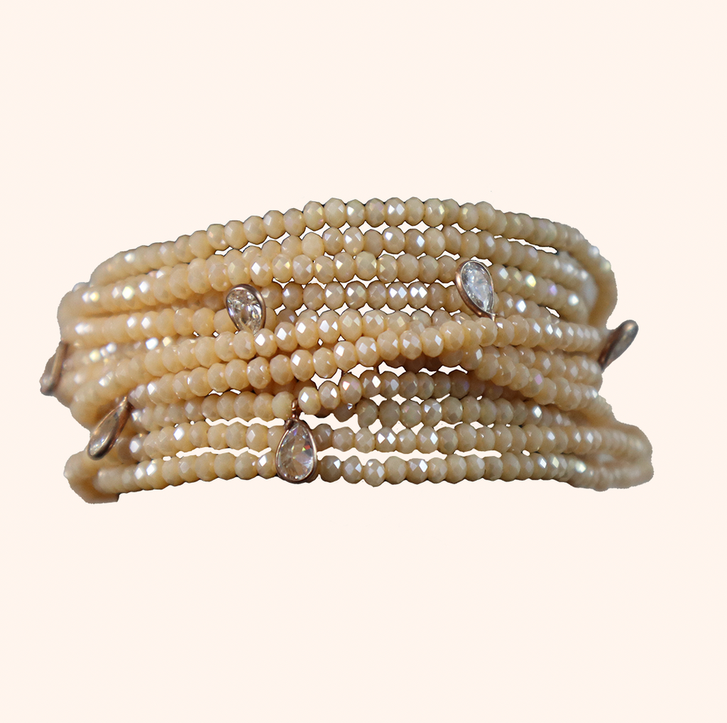 Honeycloud Beaded Bangle