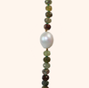 Rhyolite Jasper Pearl Necklace