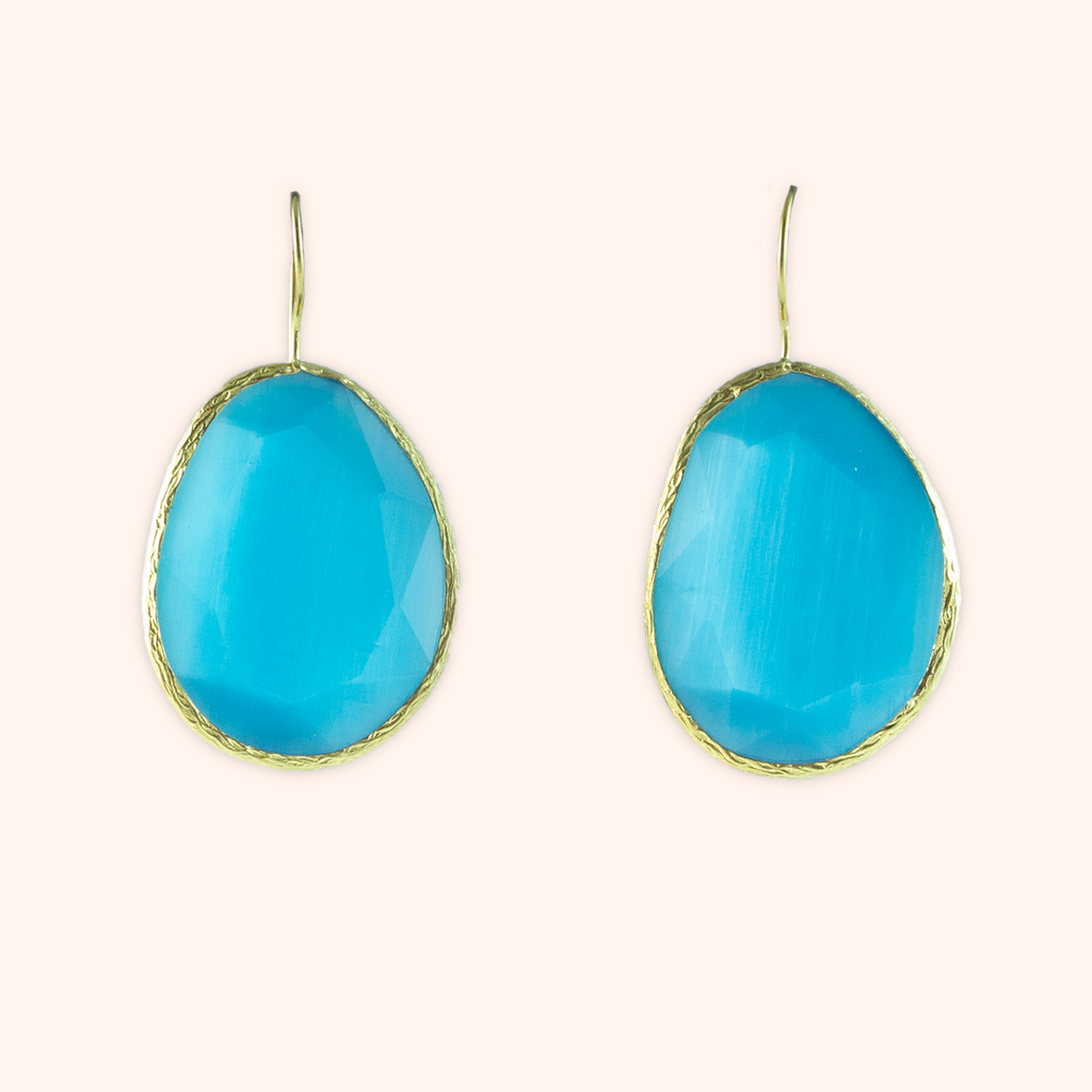 Aquamarine Drop Earrings