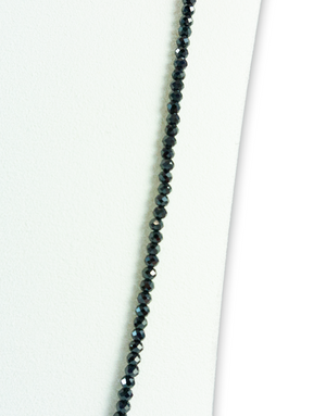 Black Spinel Luminous Gemstone Necklace
