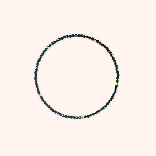 samesky black tie bracelet