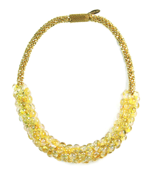 Marbled Sky Necklace in Honeycomb from the Sky Collection