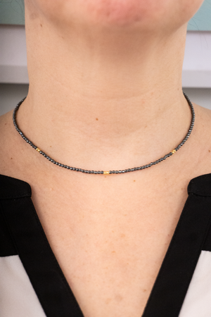 Hematite Gemstone Necklace